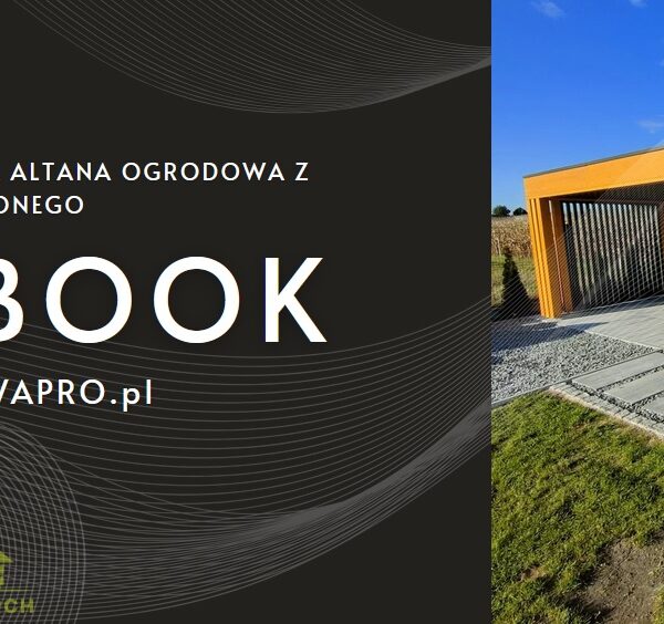 Projekt Nowoczesna Altana 600x500