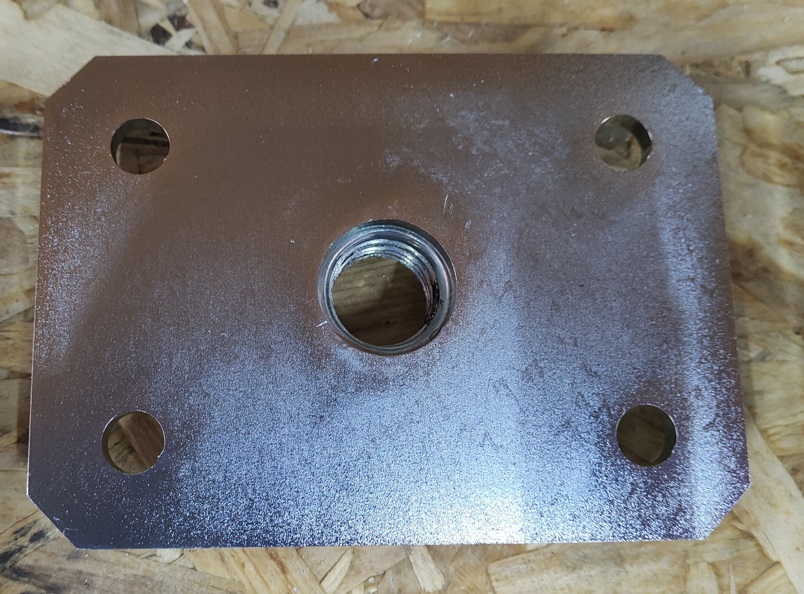 Blacha Montażowa 100×140 z Nakrętką M24 - obrazek 2