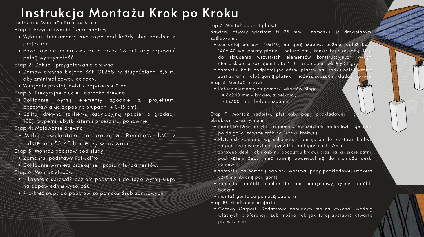 Carport 400x600 - obrazek 4