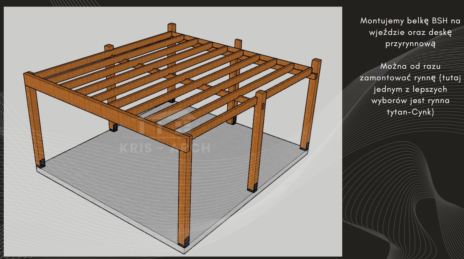 Nowoczesny Garaż Szkieletowy – 590x650cm - obrazek 6