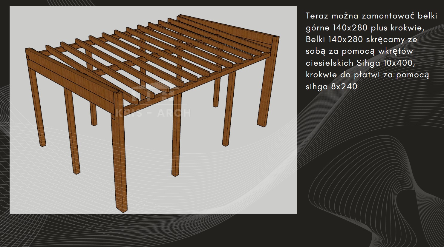 Nowoczesne Zadaszenie Tarasu 650x430cm - obrazek 5