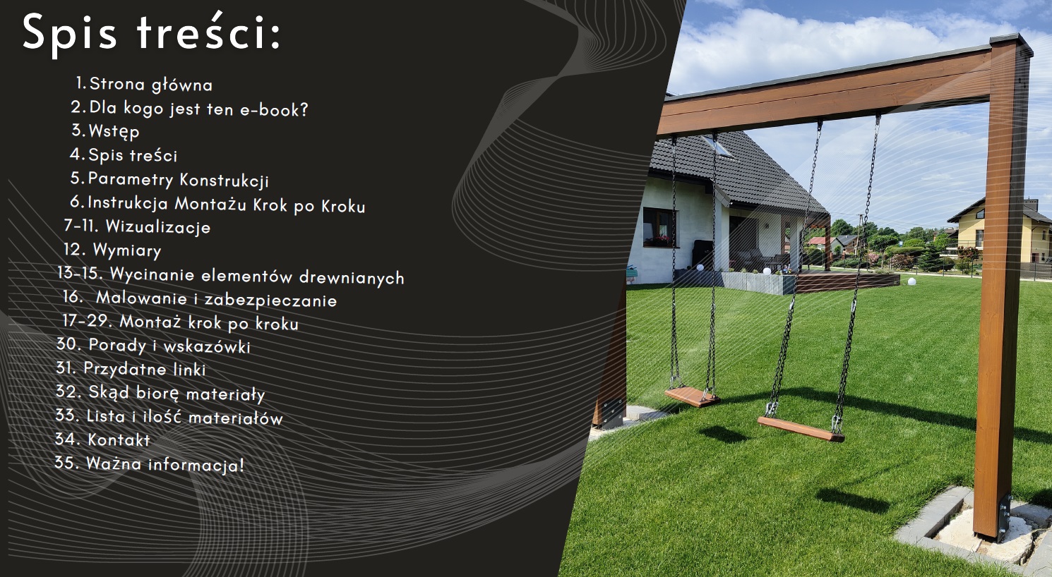 Nowoczesna huśtawka z drewna klejonego – zbuduj ją sam z tym e-bookiem! - obrazek 4