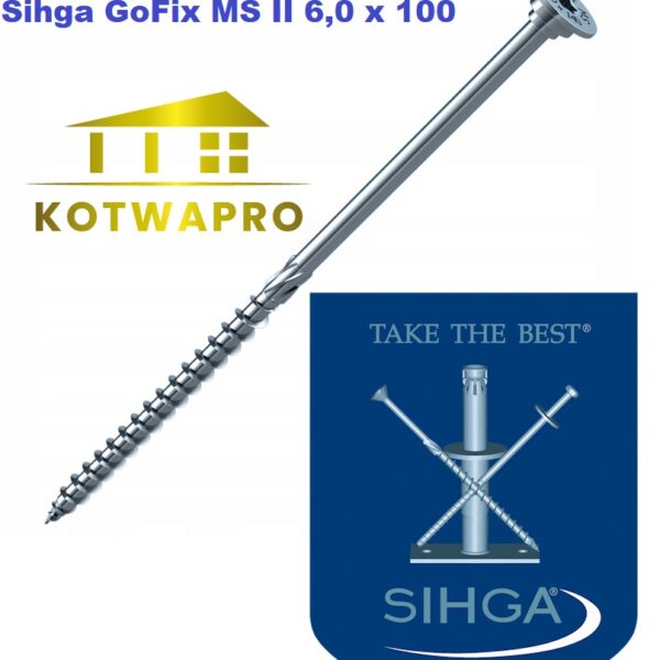 Sihga GoFix MS II 6,0 x 100