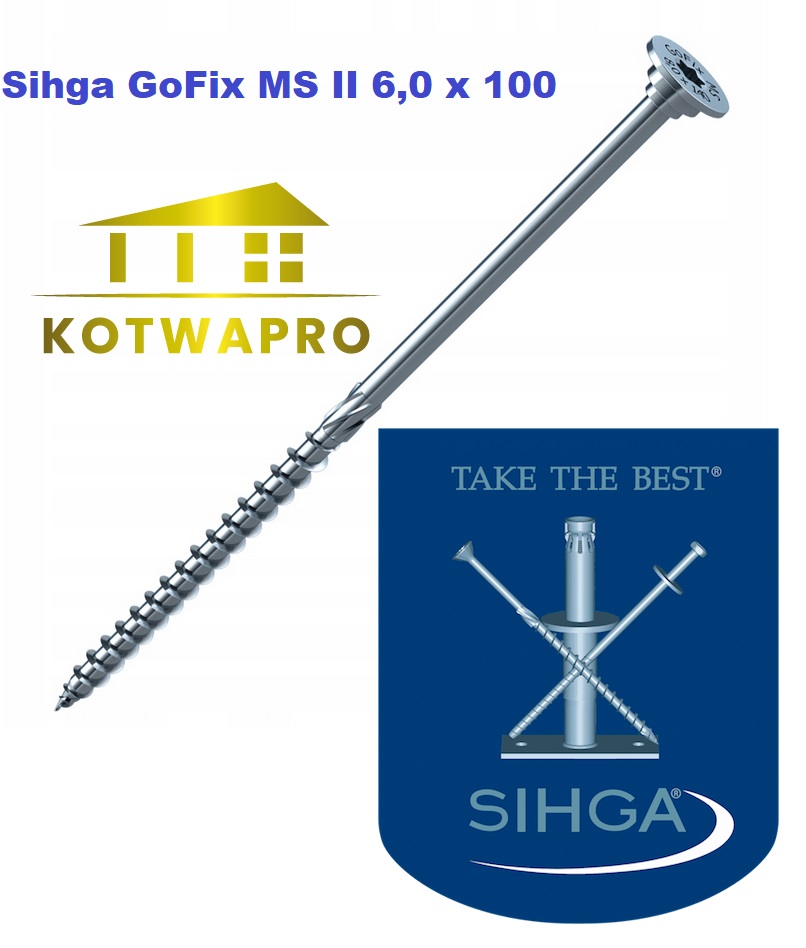 Sihga GoFix MS II 6,0 x 100
