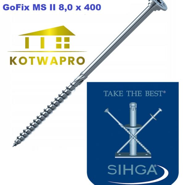 GoFix MS II 8,0 x 400
