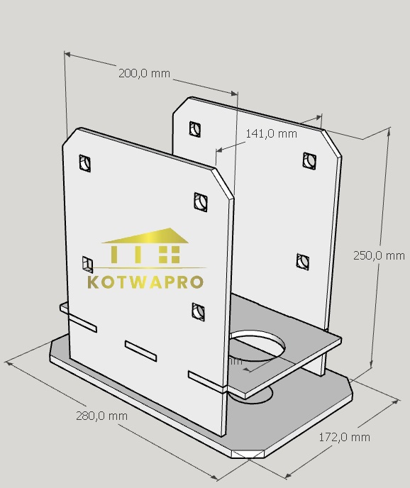 Podstawa 140x280 - obrazek 5