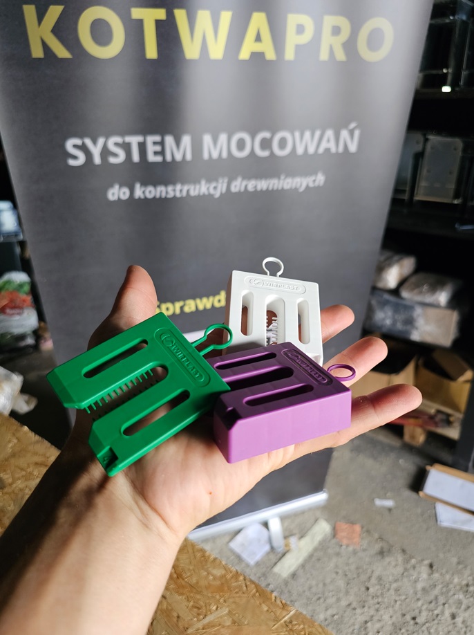 WIROFIX PDMIX120W-L podkładki dystansowe z uchwytem typ U 60 × 65 mm – zestaw 120 szt. - obrazek 2