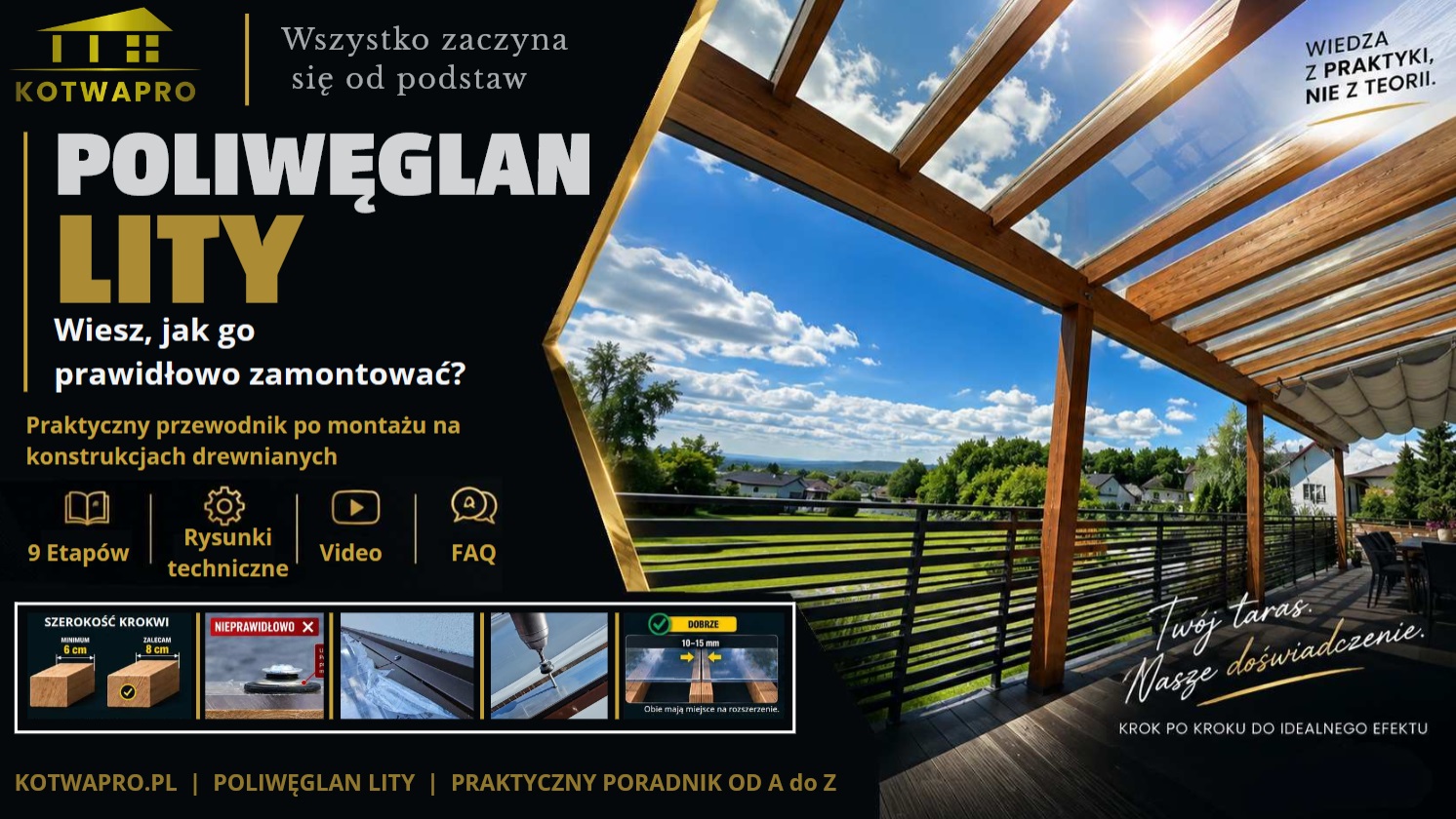 E-book: Poliwęglan lity – jak prawidłowo zamontować? Praktyczny poradnik montażu - obrazek 2